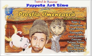 Afis Prostia Omeneasca Puppets Art Time Iasi